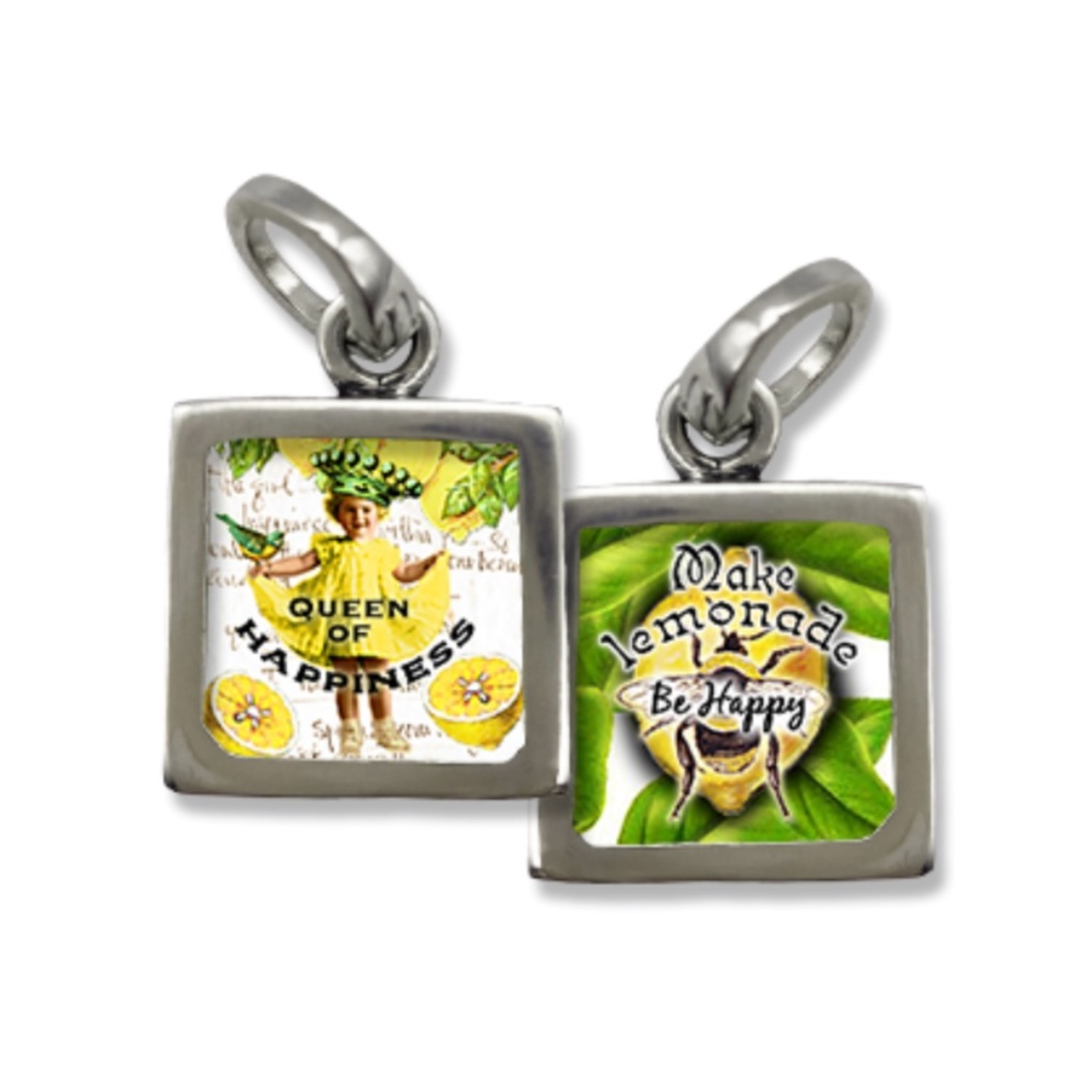 Queen of Happiness by Pick Up Sticks Jewelry Pendant - Handmade